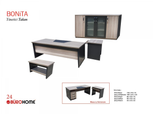 BÜROHOME BONİTA BNT10 7'li Masa Takımı