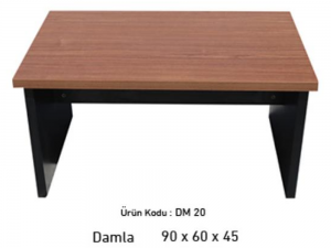 BÜROHOME DAMLA DMS 02 900 x 600 x 450 mm Sehpa