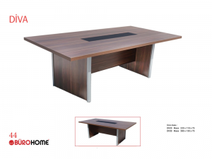 BÜROHOME DİVA TP 30 2200 x 1100 x 750 mm Toplantı Masası