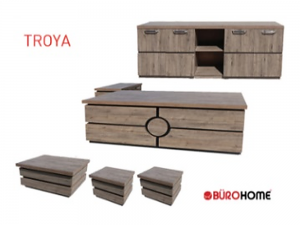 BÜROHOME TROYA TRY 01 7'li Masa Takımı