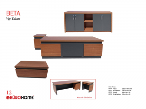 BÜROHOME BETA BTA 01 7'li Masa Takımı