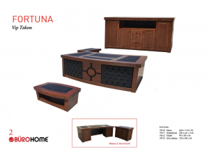 BÜROHOME FORTUNA FRT 01 6'lı Masa Takımı