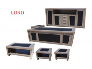 BÜROHOME LORD LRD 01 6'lı Masa Takımı