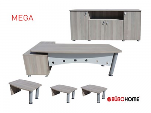 BÜROHOME MEGA MGA 01 6'lı Masa Takımı