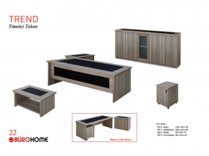 BÜROHOME TREND TRD 01 7'li Masa Takımı
