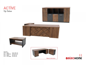 BÜROHOME ACTİVE ACT01 6'lı Masa Takımı